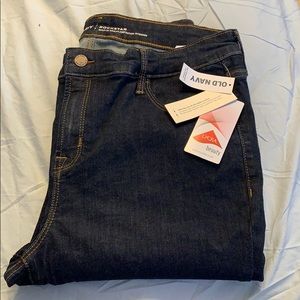 Old Navy Dark Rinse Rockstar Jean